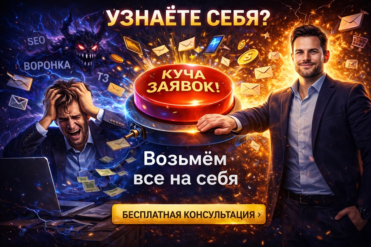 Узнаёте себя? SEO, воронка, куча заявок